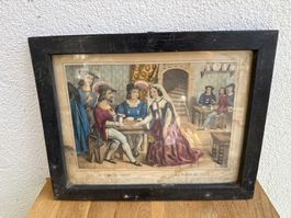 superbe Gravure représentant  « La tour de Nesle »